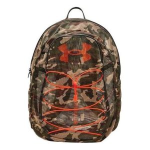 Under Armour Hustle Mesh Backpack 'Orange Green Camo' 1372288-310