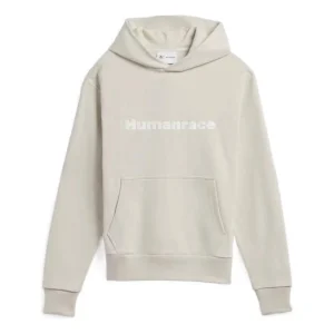 adidas x Pharrell Humanrace Logo Hoodie 'Aluminium' HS4818