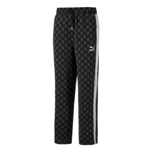 PUMA T7 Printed Track Pants 'Black' 537045-01