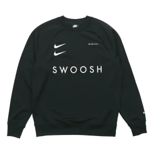 Nike Sportswear Swoosh Sweatshirt For Men Black CJ4841-010