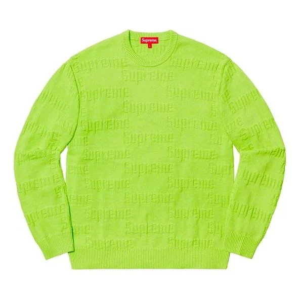 Supreme FW19 Week 4 Raised Logo Sweater Logo SUP-FW19-487