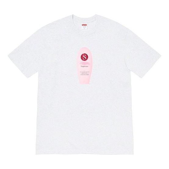 Supreme FW19 Week 1 Super Cream Tee Short Sleeve Unisex Gray SUP-FW19-213
