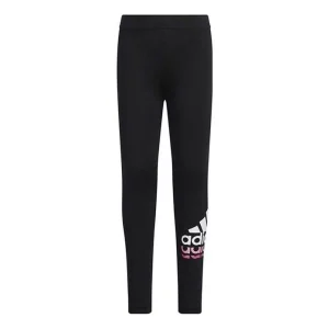 (PS) adidas Badge of Sport Logo Tights Asia Sizing 'Black' HZ7089