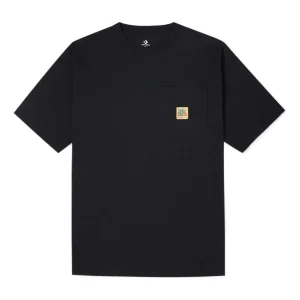 Converse Pocket Tee Asia Sizing 'Black' 10022931-A01