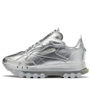 (WMNS) Reebok Cardi B x Classic Leather 'Silver Metallic Pewter' GW2632