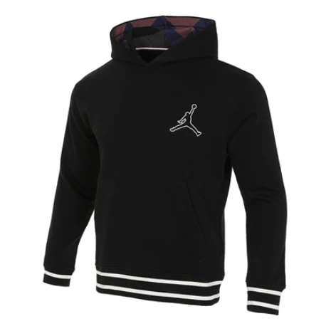 Air Jordan Flight MVP Fleece Pullover Hoodie 'Black' FD7403-010