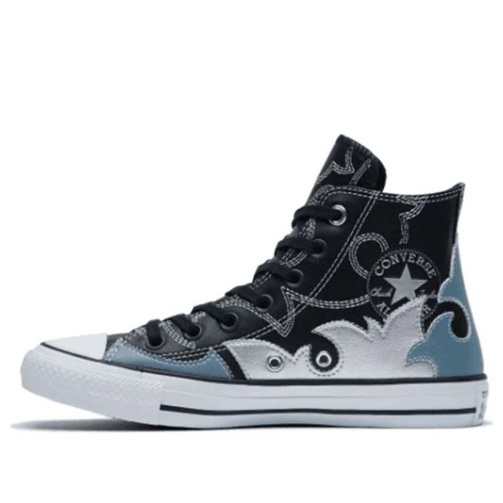 (WMNS) Converse Chuck Taylor All Star Space Cowgirl Black Trainers 'Blue Black Silver' 564953C