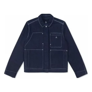 (WMNS) Converse Indigo Chore Denim Coat Asia Sizing 'Blue' 10026052-A01
