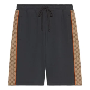 Gucci GG Monogram Panel Shorts 'Dark Grey' 770795-XJF35-1283