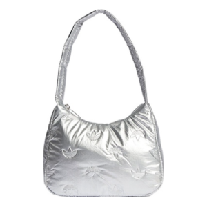 (WMNS) adidas Puffy Satin Mini Shoulder Bag 'Silver' II3393