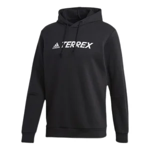 adidas Terrex Graphic Logo Hoodie 'Black' GL6107