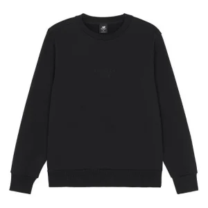 New Balance Solid Color Round Neck Sports Pullover Black AMT21555-BK
