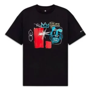 Converse x Basquiat Kings of Egypt III T-Shirt Asia Sizing 'Black' 10022255-A01