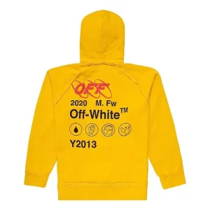 Off-White Industrial Y013 Drawstring Loose Fit Yellow OMBB057F19E300166010