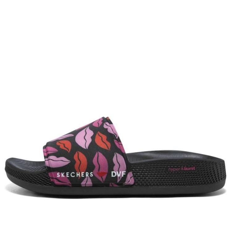 (WMNS) Skechers Hyper Goodyear DVF 'Black Pink Red' 140465-BKMT