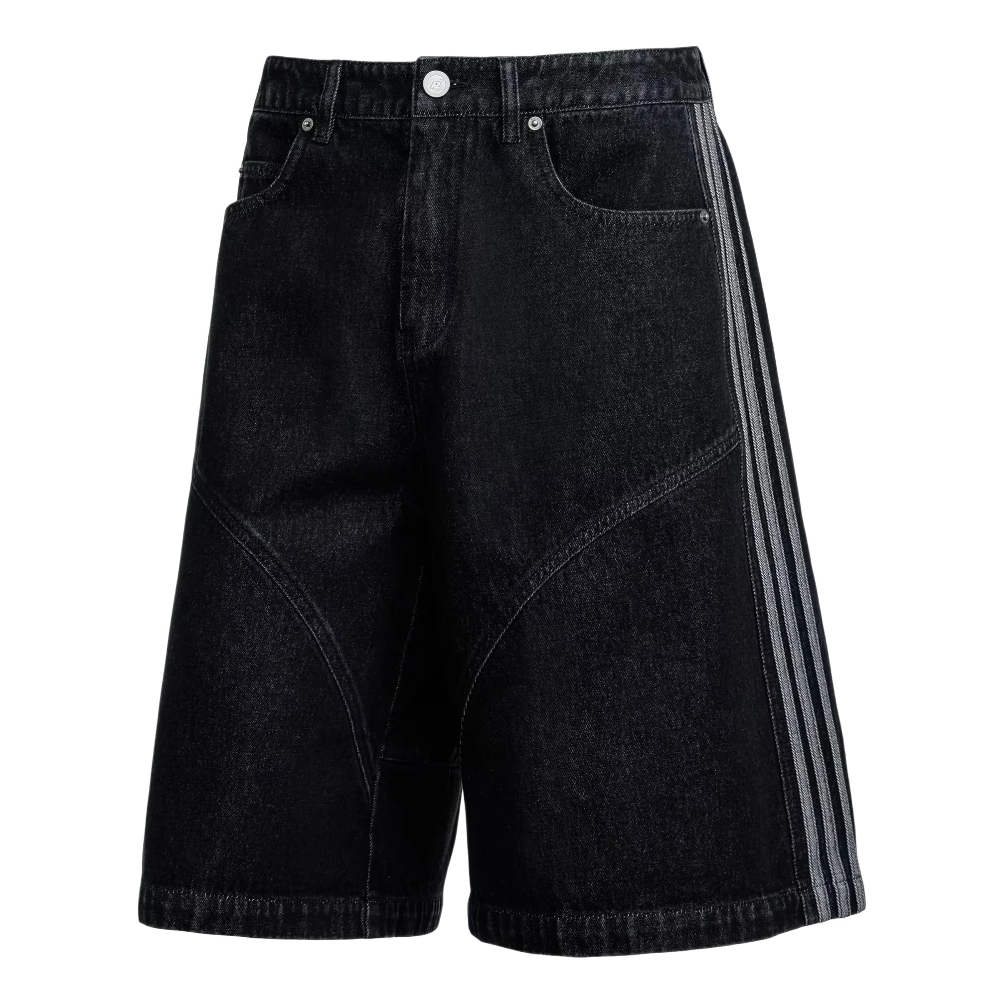 adidas x Peaches Denim Shorts Asia Sizing 'Black' KZ1550