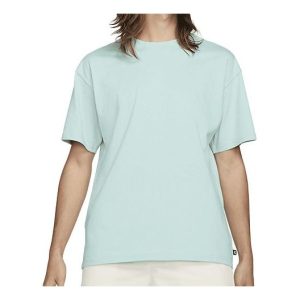 Men's Nike Solid Color Loose Round Neck Short Sleeve Green T-Shirt DB9976-382
