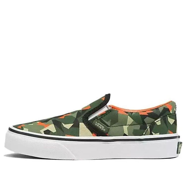 (PS) Vans Classic Slip-On Shoes 'Camo Green' VN0005WWBGK
