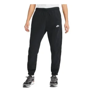 Men's Nike Solid Color Lacing Loose Sports Pants/Trousers/Joggers Black DD4893-010