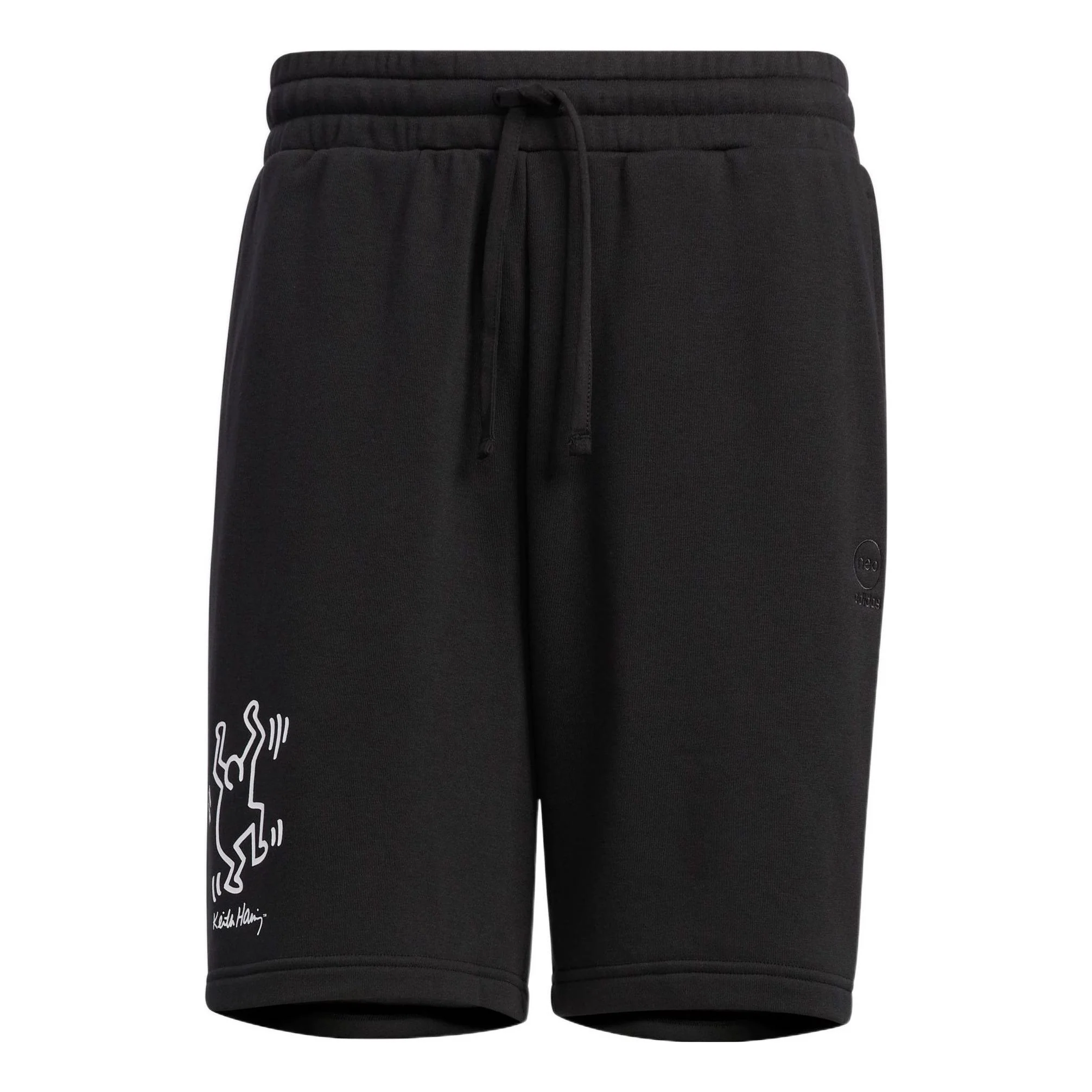 Men's adidas neo x . Crossover Cartoon Stripe Athleisure Casual Sports Shorts Black HD7259