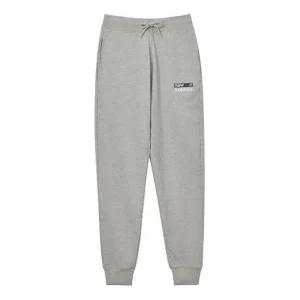New Balance Logo Print Sweatpants Asia Sizing 'Grey Black' MP03905-AG