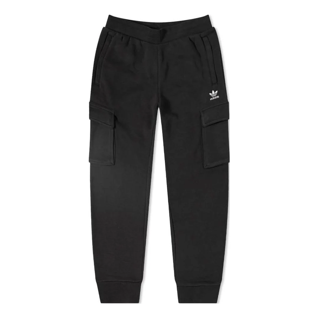 adidas originals Adicolor Essentials Trefoil Cargo Pants 'Black' HE6989
