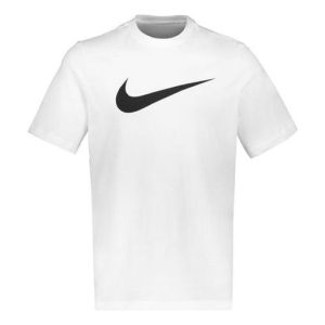 Men's Nike Casual Sports Round Neck Breathable Short Sleeve White T-Shirt DC5094-100