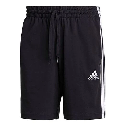 adidas M 3s Sj Sho Logo Printing Stripe Sports Training Shorts Black GK9988