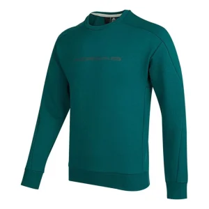 Men's adidas Th Eng Sweat Logo Printing Casual Sports Pullover Forest Green H39277