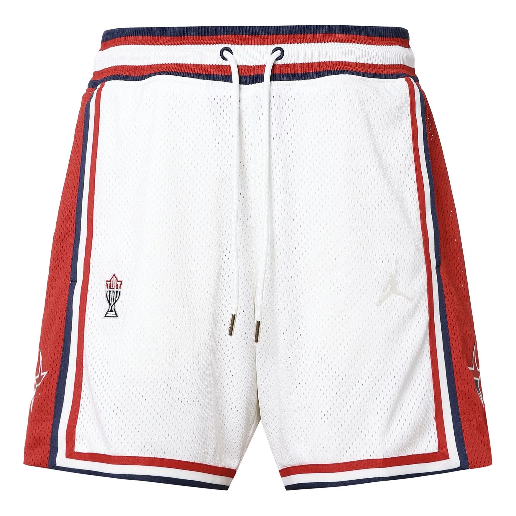 Air Jordan x Trophy Room Game Shorts Asia Sizing 'White Red' DR2957-133