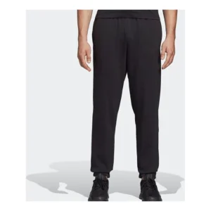 adidas neo Essentials Linear Tapered Logo Knit Long Pants Black DQ3081