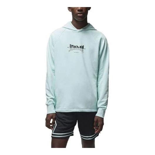 Air Jordan Dri-FIT Sport Graphic Fleece Pullover Hoodie 'Jade Ice Black' FQ6808-346
