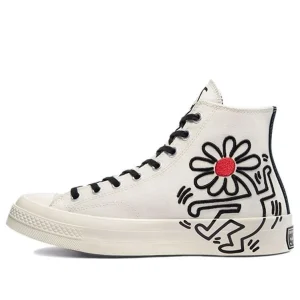 Converse x Keith Haring Chuck 70 Hi Tops Egret White 'Egret Black Red' 171858C