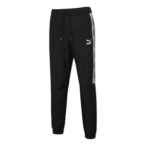 PUMA Regular Track Pants 'Black White' 530693-01