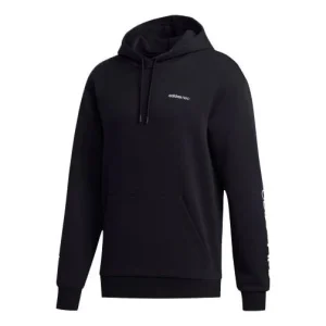 Men's adidas neo Art Hdy Limited Contrasting Colors Printing Pullover Black GF7104