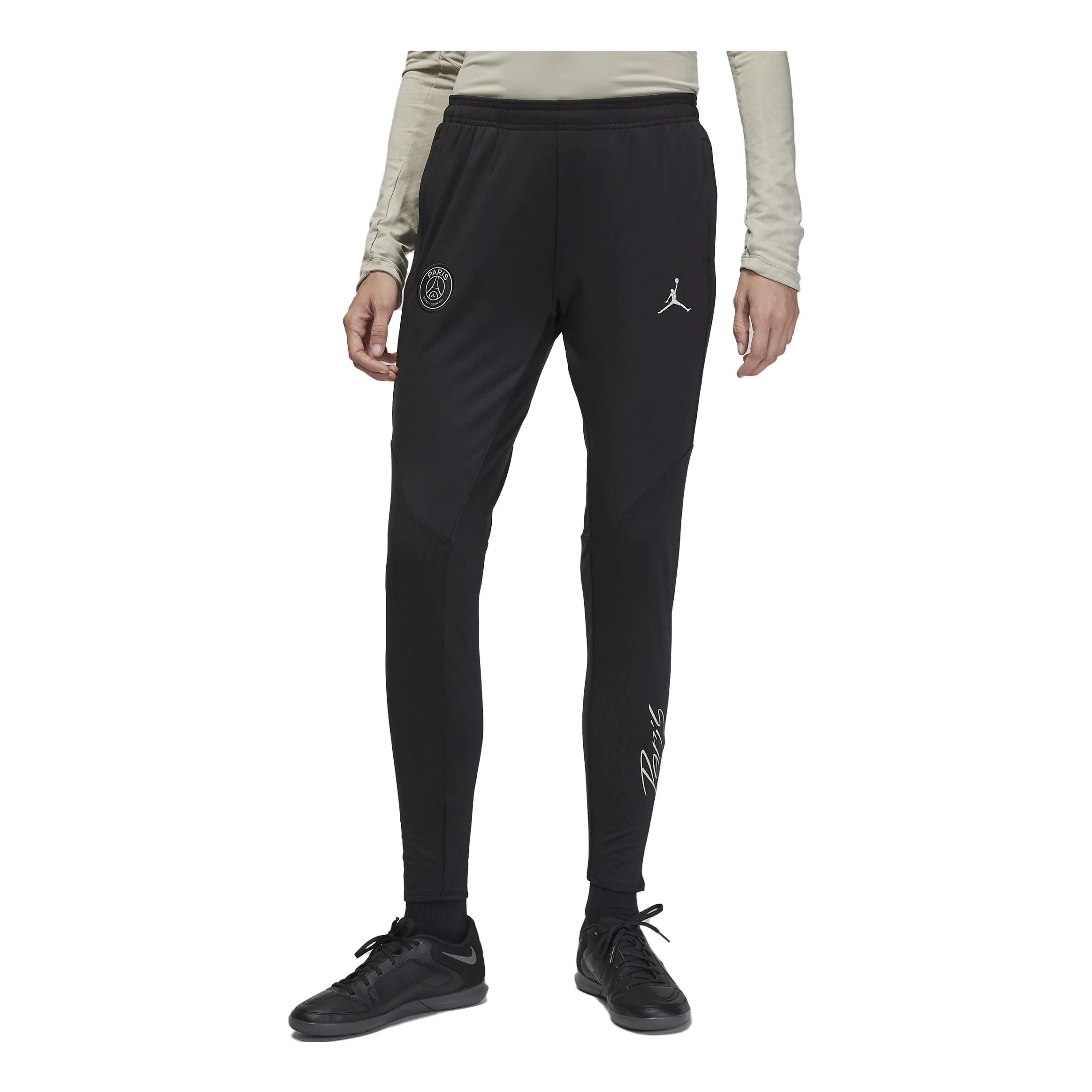 (WMNS) Air Jordan x Paris Saint-Germain Strike Third Football Knit Pants 'Black' DZ0899-010