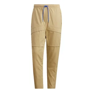 Men's adidas St Wv Cargo Pnt Multiple Pockets Solid Color Casual Pants/Trousers Khaki H39253