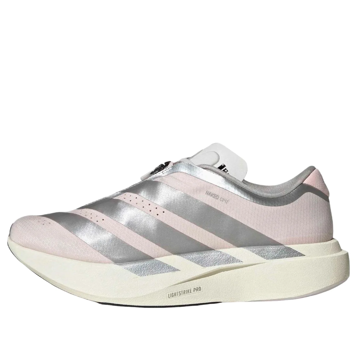 (WMNS) adidas x Naked Copenhagen Adizero Evo SL Zip 'Blush Pink Silver Cream' LC1125