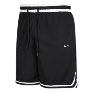Nike Contrasting Colors Line Detail Lacing Straight Shorts Black DR7229-010