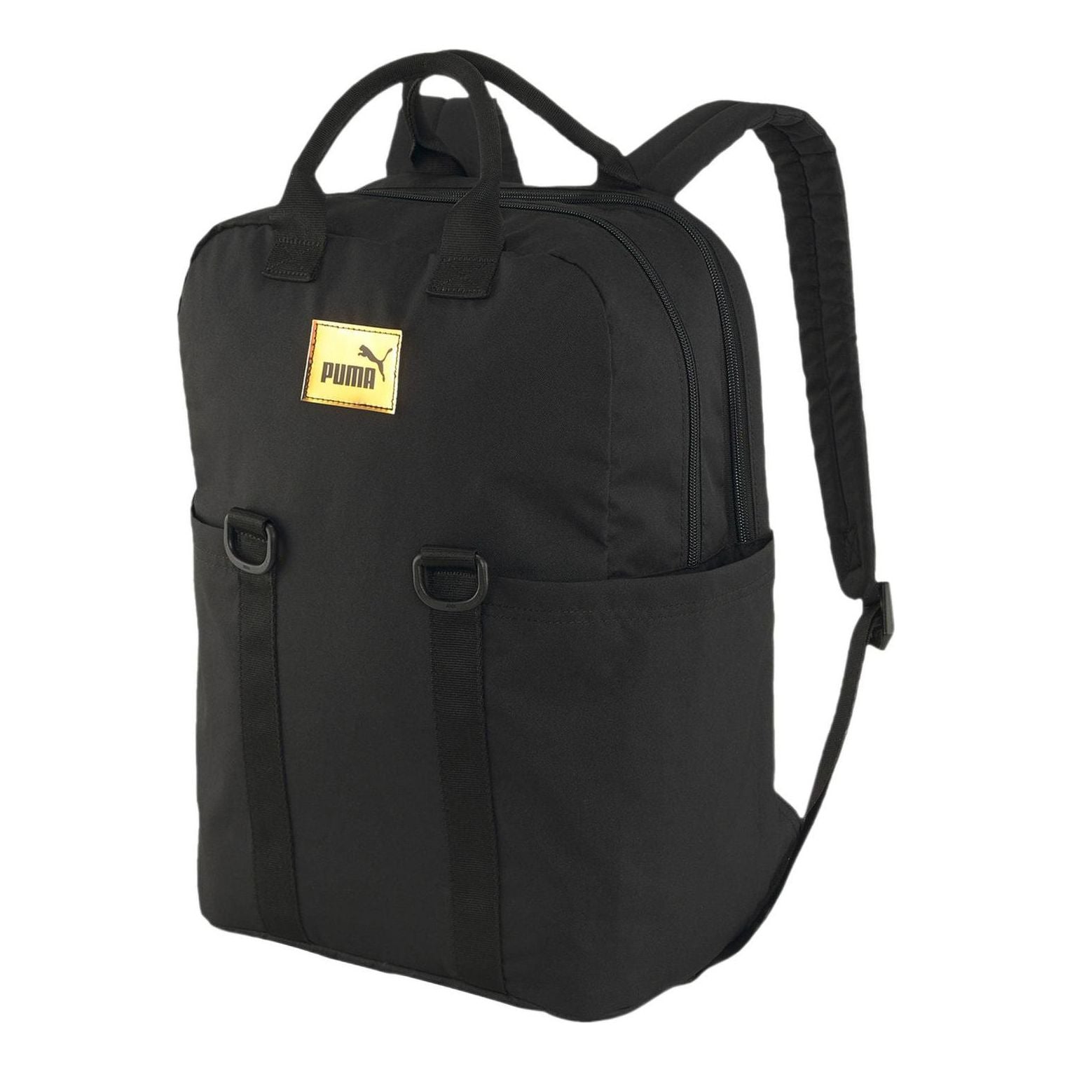 (WMNS) PUMA College Backpack 'Black Yellow' 079161-01