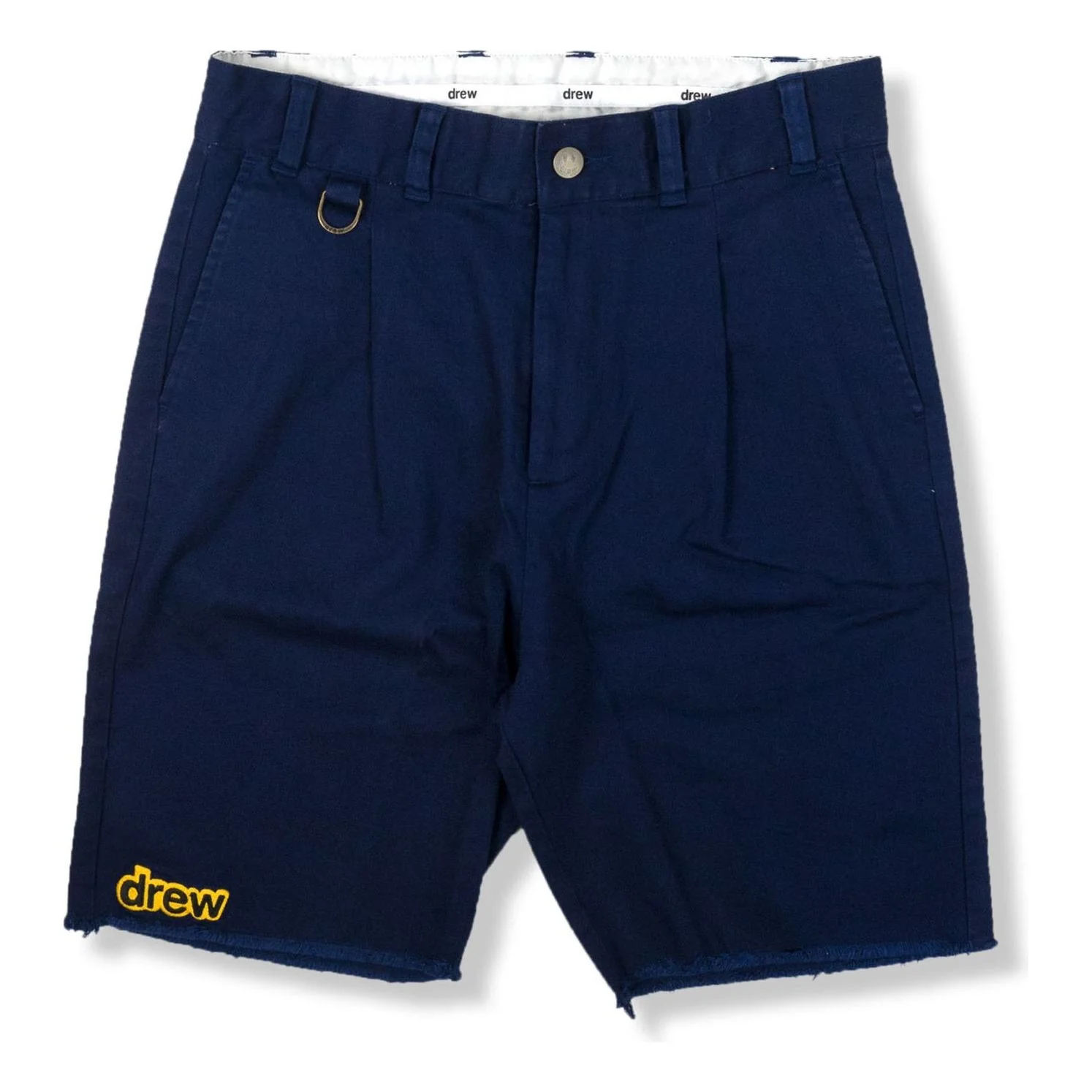 Drew House Stretch Twill Pleated Shorts 'Navy' DR-FW21-030