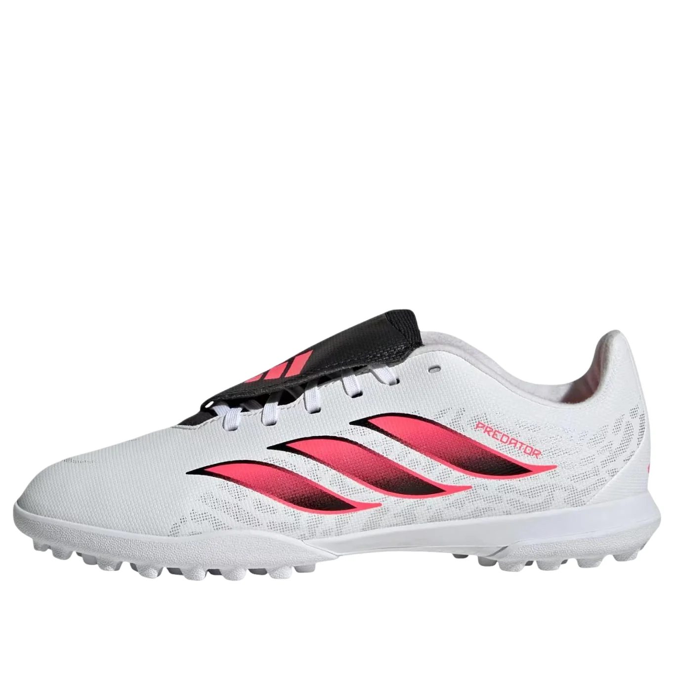 (GS) adidas Predator Club Fold-Over Tongue TF 'Cloud White Solar Turbo' KJ6741