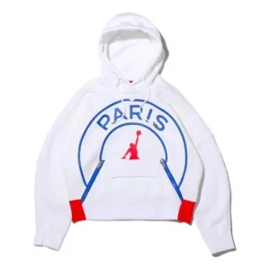 (WMNS) Air Jordan Brand AS W J PSG FLC Paris Saint-Germain Knit White CQ7162-100