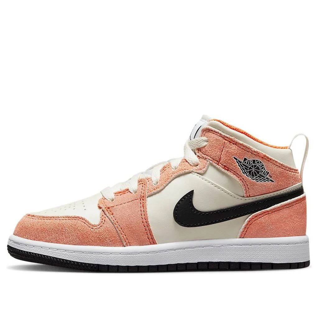 (PS) Air Jordan 1 Mid SE 'Orange Suede' DV1341-800