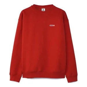 Men's Nike x ACG Therma-Fit Solid Color Logo Embroidered Round Neck Long Sleeves Orange Red DM9941-671