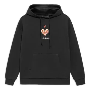 Li-Ning Sports Fashion Series Casual hooded Sports Pullover Couple Style Hoodie 'Black' AWDS593-2