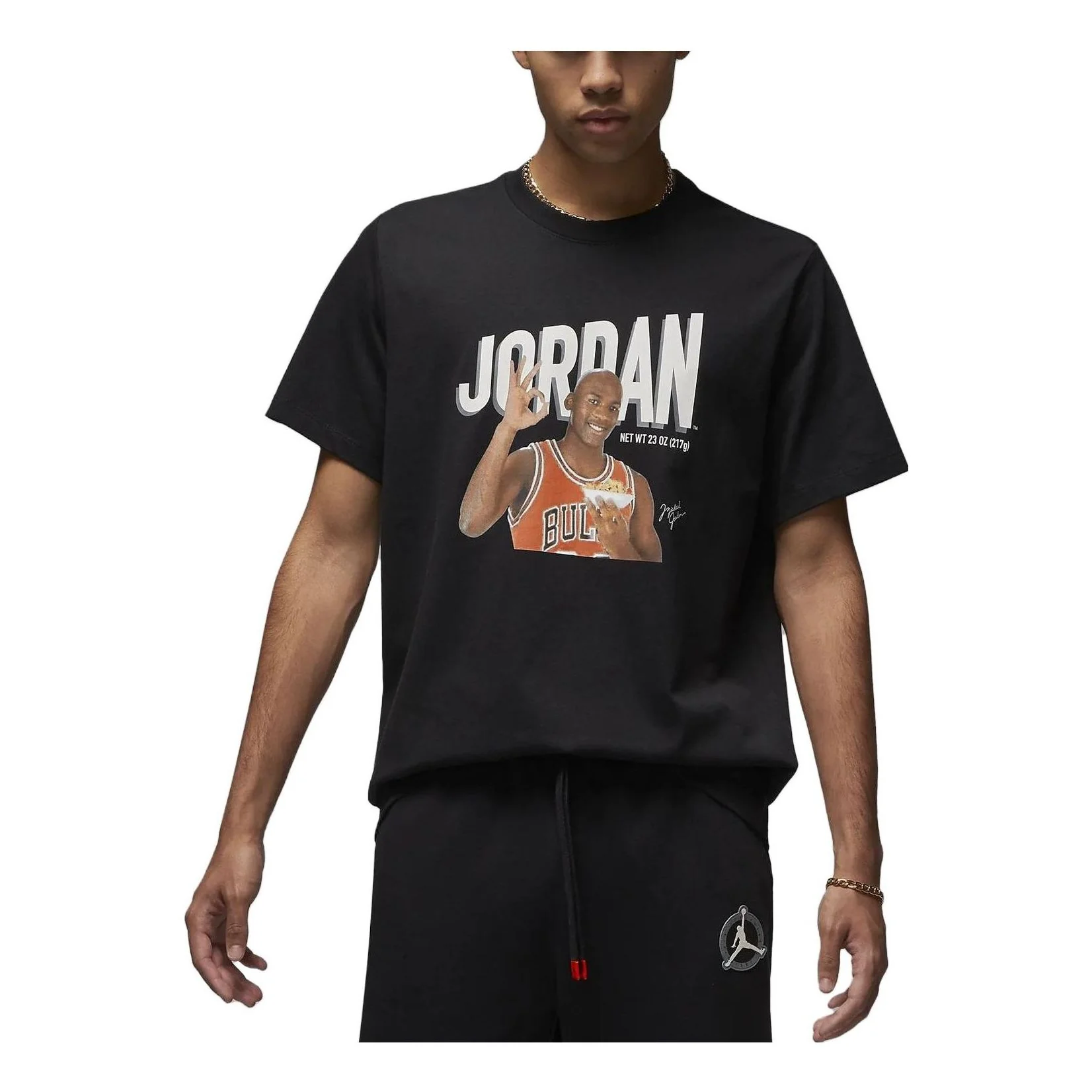 Air Jordan OK Logo T-Shirt 'Black' DV8435-010