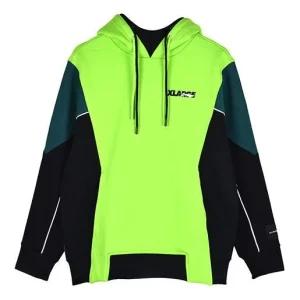 Li-Ning x XLARGE Crossover Casual Sports Fleece Lined Black Green AWDND39-2