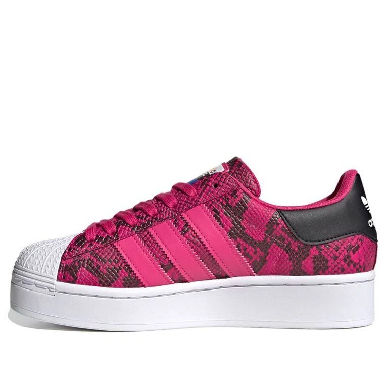 (WMNS) adidas Superstar Bold 'Pink Snakeskin' FW3696