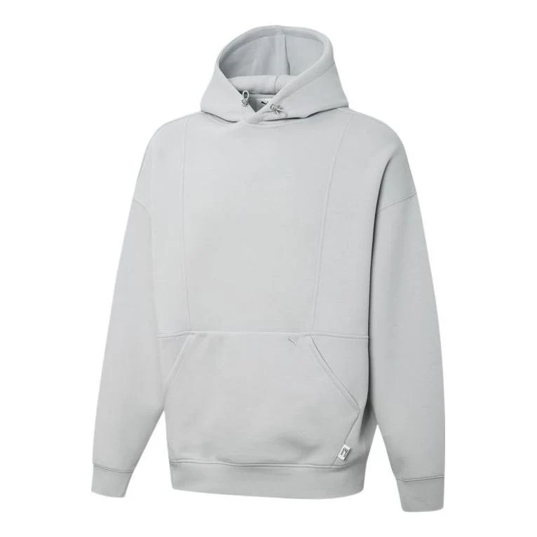 PUMA Mmq Solid Color Knit Pullover Couple Style Gray 534673-19